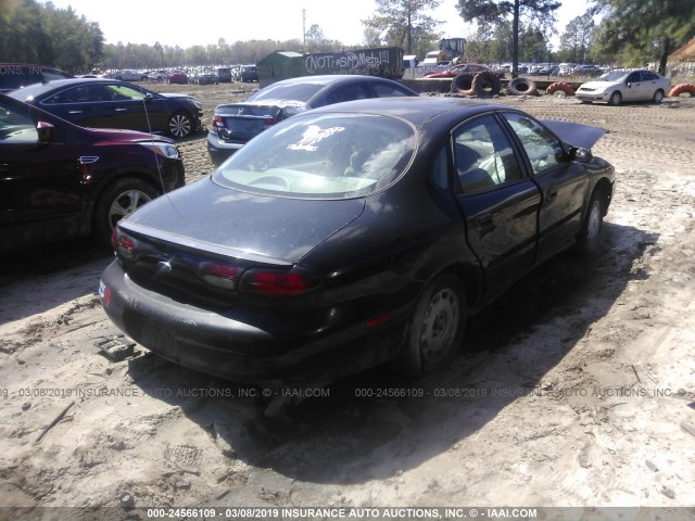 1FAFP52S5WA205453 - 1998 FORD TAURUS LX/SE BLACK photo 4