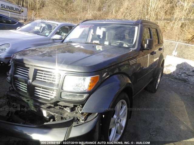 1D4PU7GX5AW163873 - 2010 DODGE NITRO SHOCK GRAY photo 2