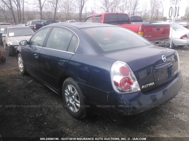 1N4AL11D85C323050 - 2005 NISSAN ALTIMA S/SL BLUE photo 3