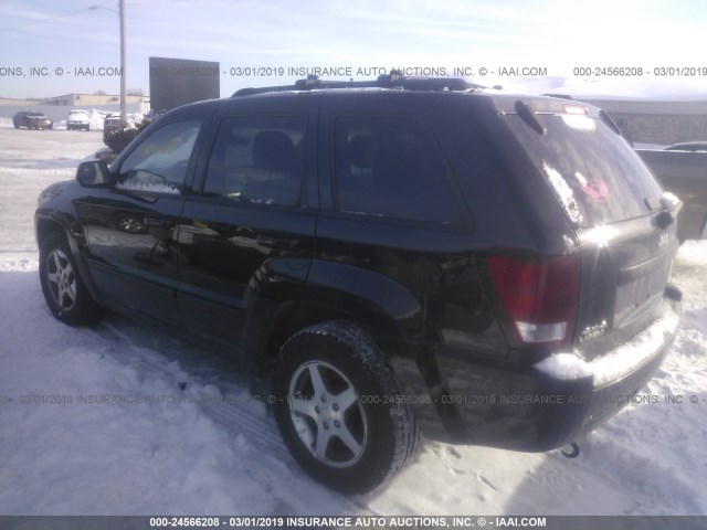1J8GR48K57C660795 - 2007 JEEP GRAND CHEROKEE LAREDO/COLUMBIA/FREEDOM 黑色 照片 3