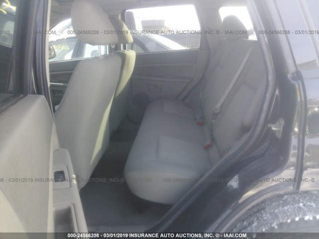 1J8GR48K57C660795 - 2007 JEEP GRAND CHEROKEE LAREDO/COLUMBIA/FREEDOM 黑色 照片 8