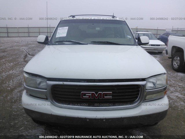 3GKEC16ZX5G295639 - 2005 GMC YUKON XL C1500 WHITE photo 6