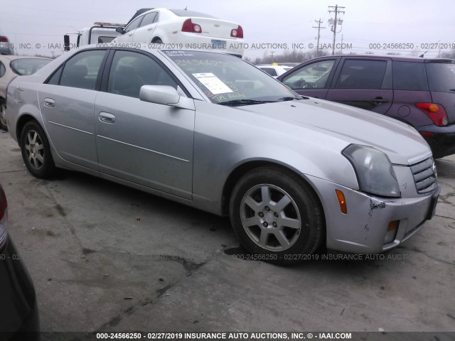 1G6DP567550205791 - 2005 CADILLAC CTS HI FEATURE V6 SILVER photo 1