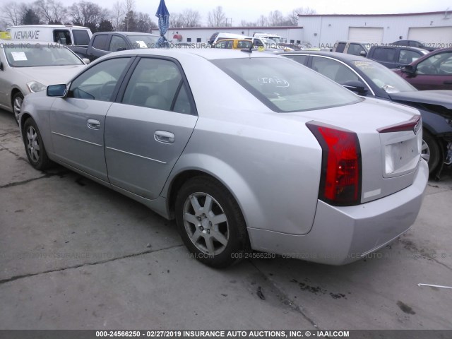 1G6DP567550205791 - 2005 CADILLAC CTS HI FEATURE V6 SILVER photo 3