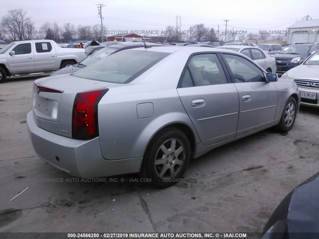 1G6DP567550205791 - 2005 CADILLAC CTS HI FEATURE V6 SILVER photo 4