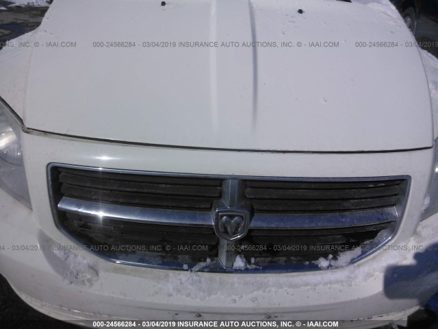 1B3HB48BX7D388739 - 2007 DODGE CALIBER SXT WHITE photo 6