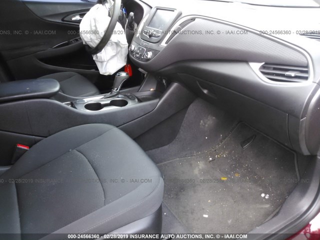 1G1ZB5ST6GF293506 - 2016 CHEVROLET MALIBU LS BURGUNDY photo 5