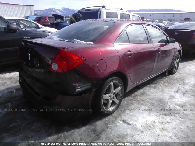 1G2ZH57N794149756 - 2009 PONTIAC G6 GT RED photo 4