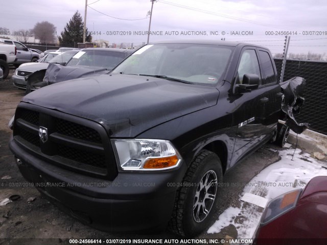 1C6RD7FP6CS298367 - 2012 DODGE RAM 1500 ST BLACK photo 2