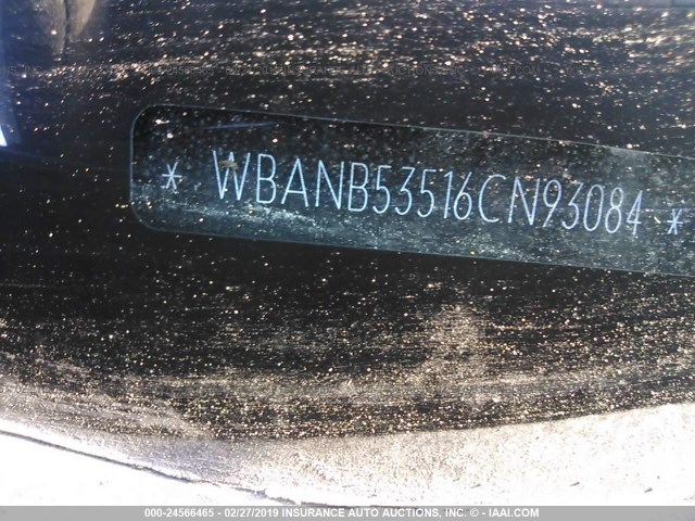 WBANB53516CN93084 - 2006 BMW 550 I BLUE photo 9