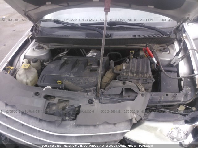 1C3LC46KX7N601776 - 2007 CHRYSLER SEBRING SILVER photo 10