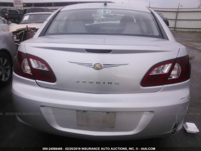 1C3LC46KX7N601776 - 2007 CHRYSLER SEBRING SILVER photo 6