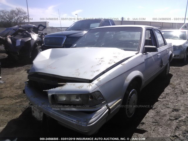 1G4AG55N9P6403141 - 1993 BUICK CENTURY SPECIAL SILVER photo 2