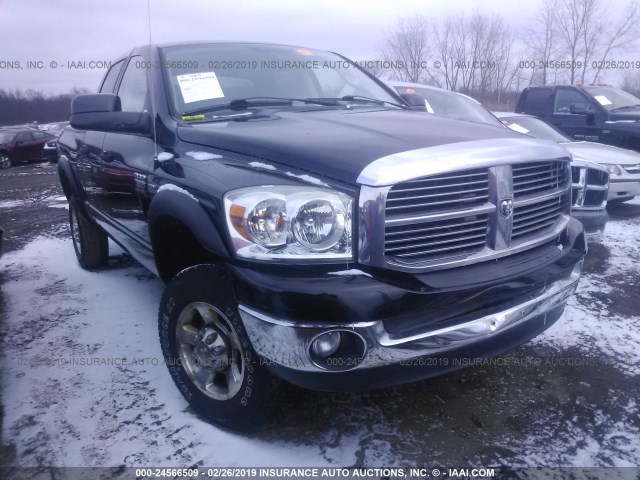 3D7KS28D78G198580 - 2008 DODGE RAM 2500 ST/SLT BLACK photo 1