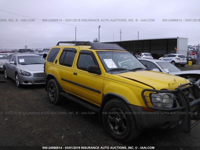 5N1ED28T84C655656 - 2004 NISSAN XTERRA XE/SE YELLOW photo 1