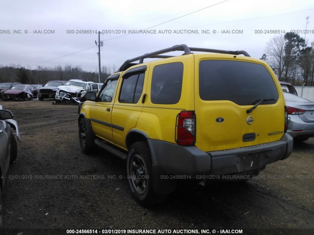 5N1ED28T84C655656 - 2004 NISSAN XTERRA XE/SE YELLOW photo 3