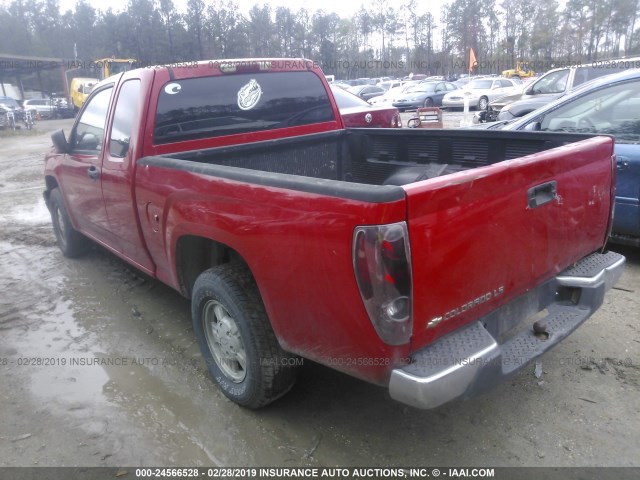 1GCCS196248191254 - 2004 CHEVROLET COLORADO RED photo 3