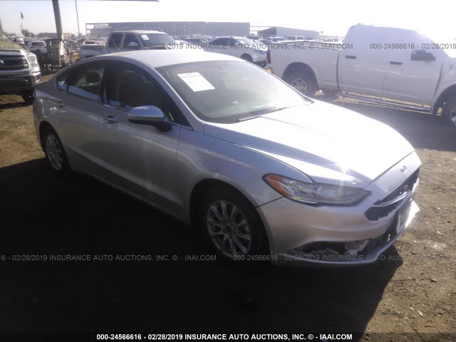 3FA6P0G7XHR379759 - 2017 FORD FUSION S SILVER photo 1