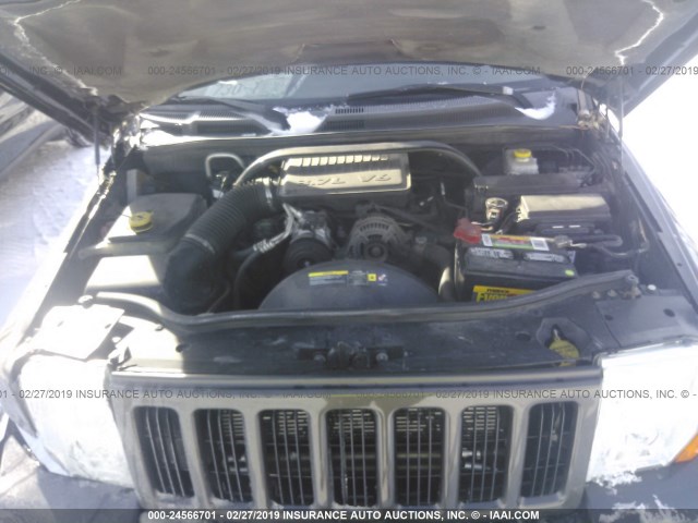 1J8HG48K66C273472 - 2006 JEEP COMMANDER GREEN photo 10