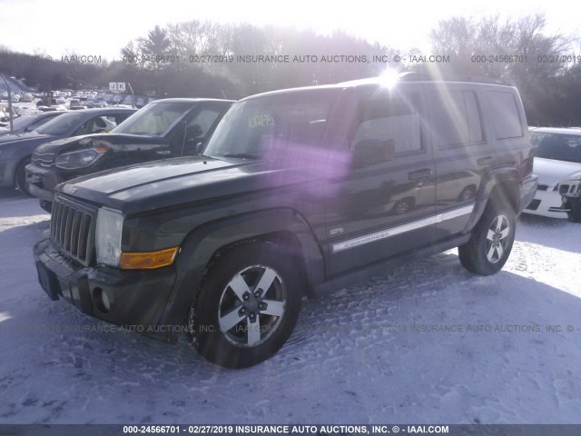1J8HG48K66C273472 - 2006 JEEP COMMANDER GREEN photo 2
