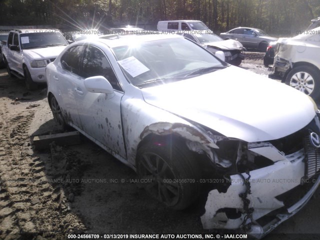 JTHBK262782062436 - 2008 LEXUS IS 250 WHITE photo 1