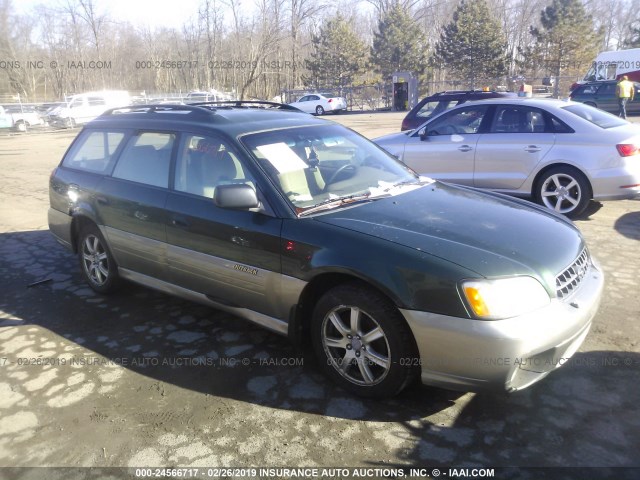 4S3BH675137601015 - 2003 SUBARU LEGACY OUTBACK AWP GREEN photo 1