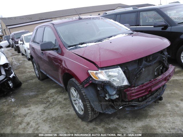 2FMDK36C38BA04564 - 2008 FORD EDGE SE RED photo 1