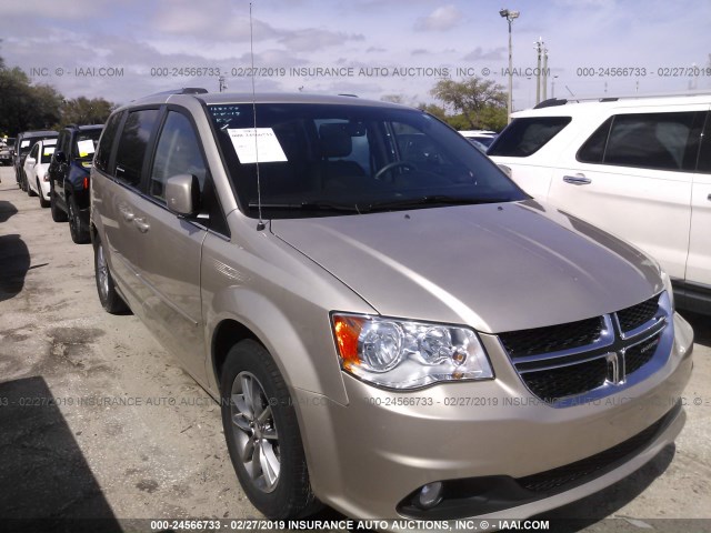 2C4RDGBG9FR688657 - 2015 DODGE GRAND CARAVAN SE BEIGE photo 1