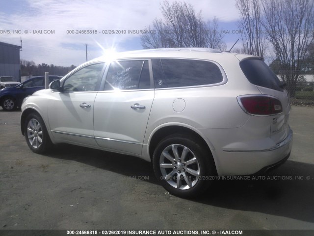 5GAKRDKD7DJ231131 - 2013 BUICK ENCLAVE WHITE photo 3