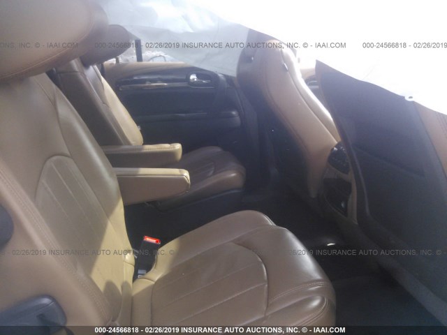 5GAKRDKD7DJ231131 - 2013 BUICK ENCLAVE WHITE photo 8