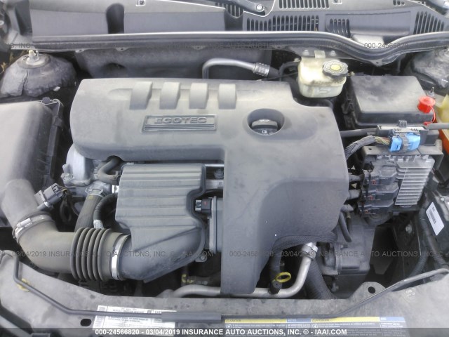 1G8AW18B67Z102482 - 2007 SATURN ION LEVEL 3 RED photo 10