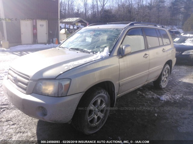 JTEEP21A550073789 - 2005 TOYOTA HIGHLANDER LIMITED GOLD photo 2