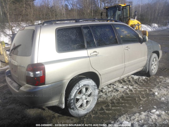 JTEEP21A550073789 - 2005 TOYOTA HIGHLANDER LIMITED GOLD photo 4