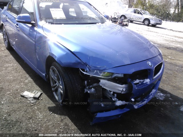 WBA3B9G55FNR99267 - 2015 BMW 335 XI BLUE photo 6