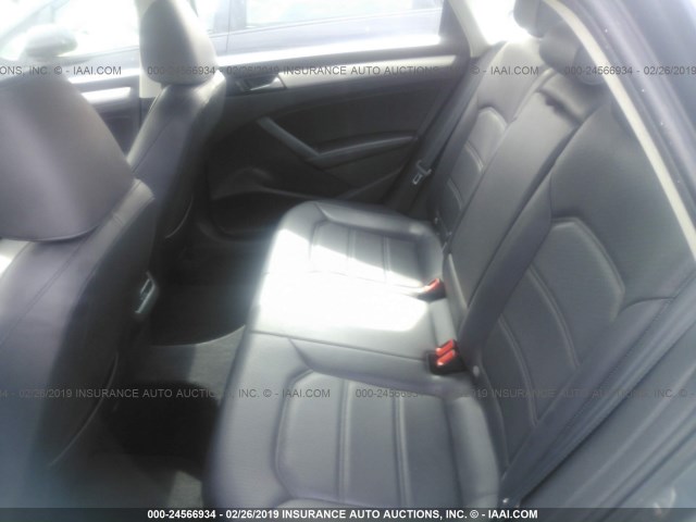 1VWBP7A35DC104779 - 2013 VOLKSWAGEN PASSAT SE GRAY photo 8