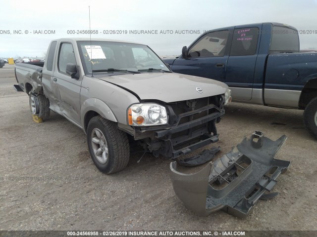 1N6DD26T54C478435 - 2004 NISSAN FRONTIER KING CAB XE TAN photo 1