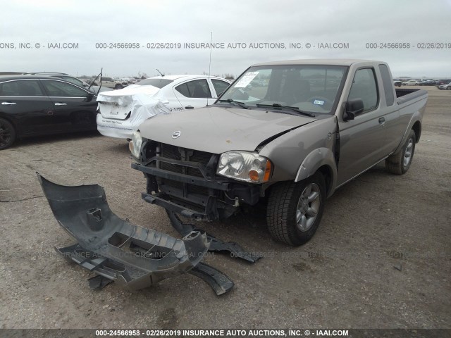 1N6DD26T54C478435 - 2004 NISSAN FRONTIER KING CAB XE TAN photo 2