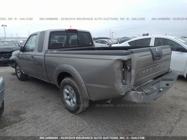 1N6DD26T54C478435 - 2004 NISSAN FRONTIER KING CAB XE TAN photo 3
