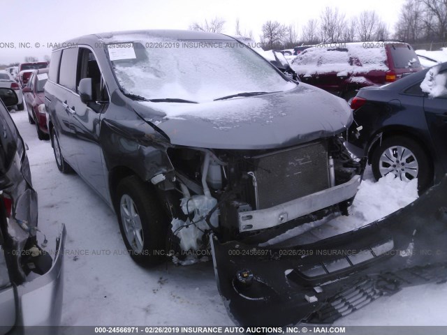 JN8AE2KP7F9125243 - 2015 NISSAN QUEST S/SV/SL/PLATINUM GRAY photo 1