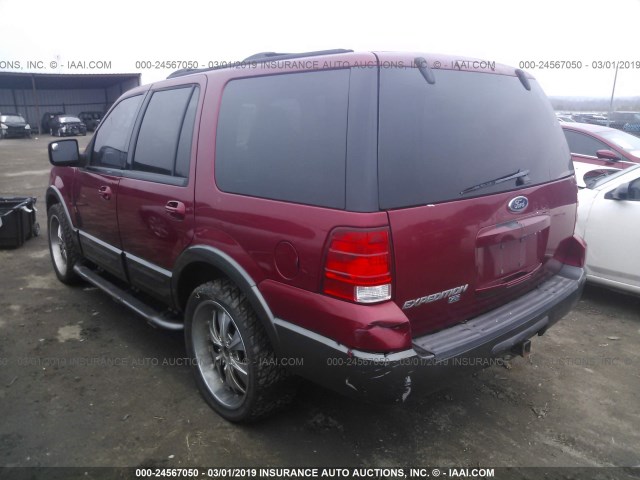 1FMPU15L84LA95919 - 2004 FORD EXPEDITION XLT RED photo 3