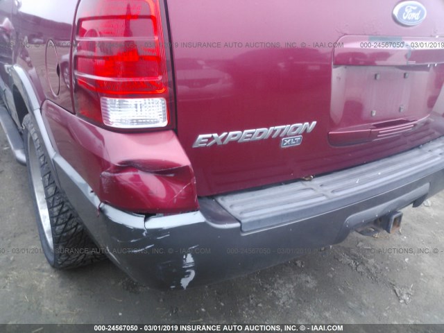 1FMPU15L84LA95919 - 2004 FORD EXPEDITION XLT RED photo 6