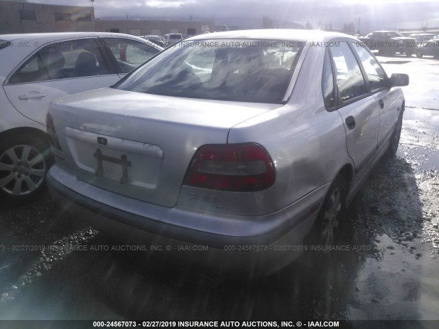 YV1VS2553YF523404 - 2000 VOLVO S40 SILVER photo 4