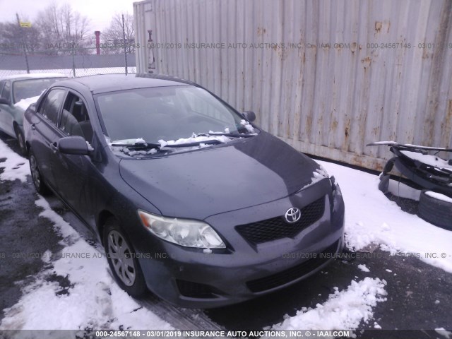 JTDBL40E999020372 - 2009 TOYOTA COROLLA LE/XLE GRAY photo 1