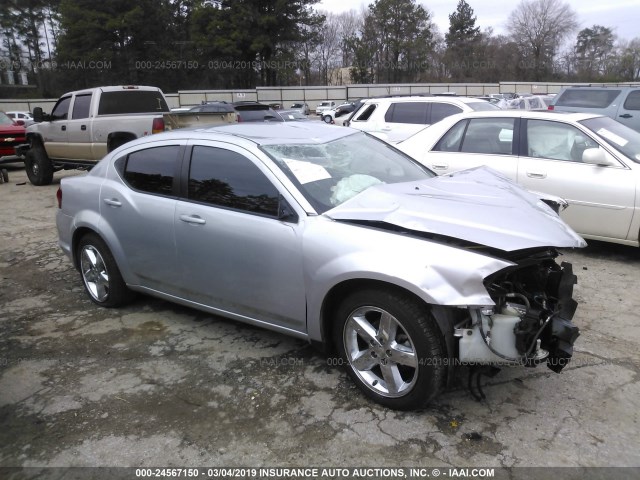 1B3BD4FBXBN587795 - 2011 DODGE AVENGER EXPRESS SILVER photo 1