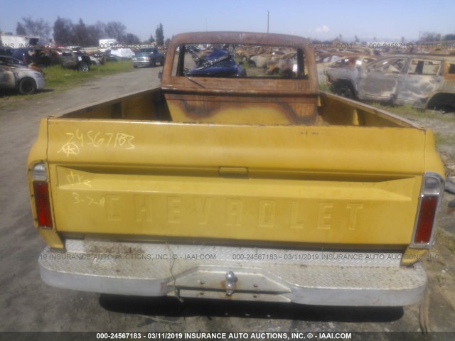 CCE142Z171723 - 1972 CHEVROLET C10 YELLOW photo 8