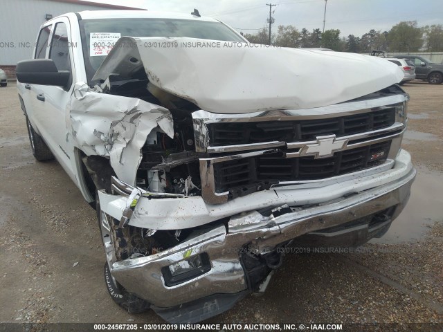 3GCUKREC0EG535433 - 2014 CHEVROLET SILVERADO K1500 LT WHITE photo 6