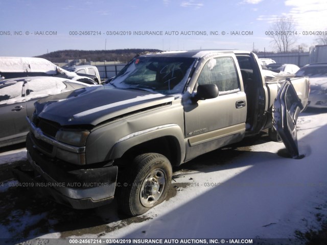 1GCHC29U53E294952 - 2003 CHEVROLET SILVERADO C2500 HEAVY DUTY GRAY photo 2