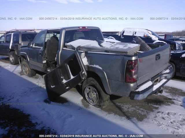 1GCHC29U53E294952 - 2003 CHEVROLET SILVERADO C2500 HEAVY DUTY GRAY photo 3