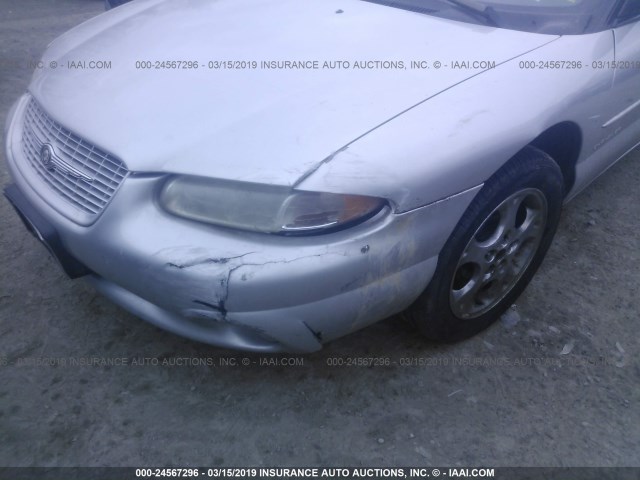 3C3EL55H1YT286971 - 2000 CHRYSLER SEBRING JXI SILVER photo 6