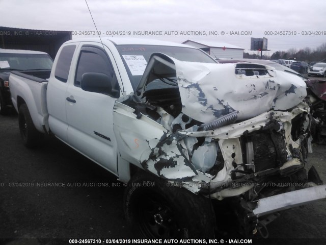 5TETX22N58Z534457 - 2008 TOYOTA TACOMA ACCESS CAB თეთრი ფოტო 1